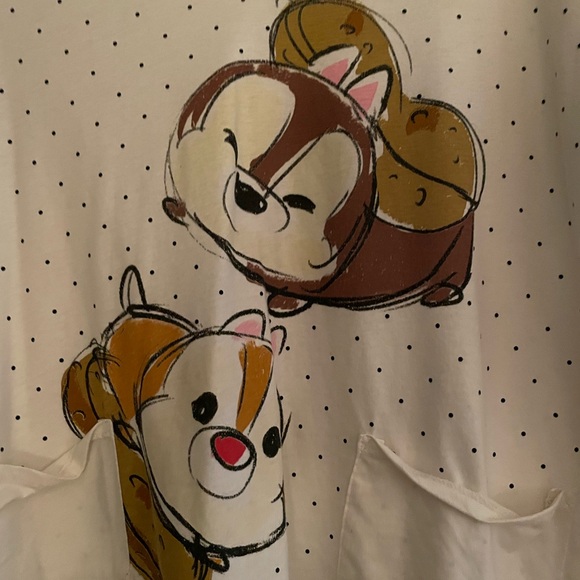 Disney Store Chip n Dale Tsum Tsum 3/4 Sleeve Shirt - Picture 2 of 4